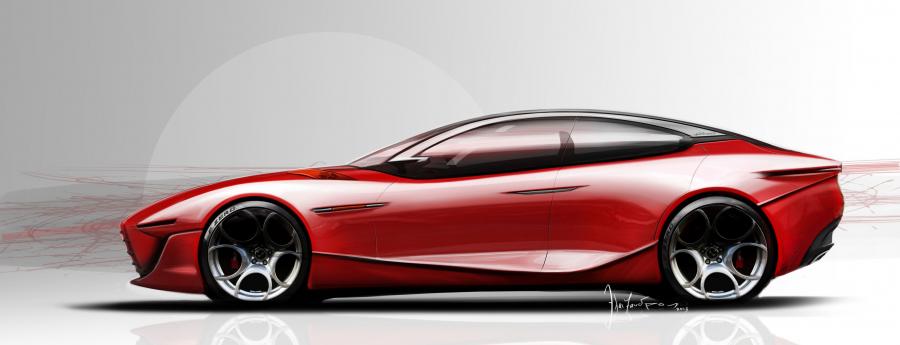 Эскиз Alfa Romeo Gloria by IED 2013 года  (фото 13 из 13)